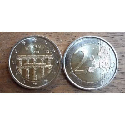 Монета 2 евро 2016 г. Испания "Акведук".